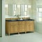 James Martin Vanities 72'' Double Vanity, Light Natural Oak w/ 3 CM Charcoal Soapstone Quartz Top 424-V72-LNO-3CSP - alternate 5